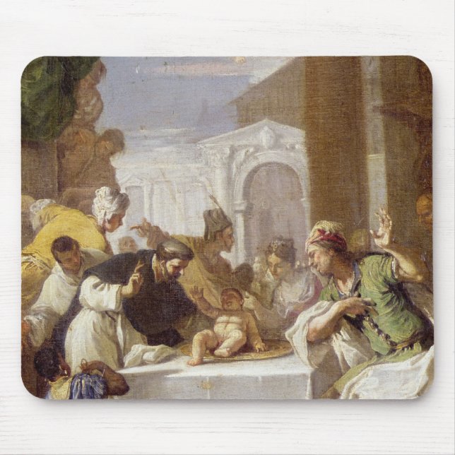 Alfombrilla De Ratón St. Vincent Ferrer que realiza un milagro (Frente)