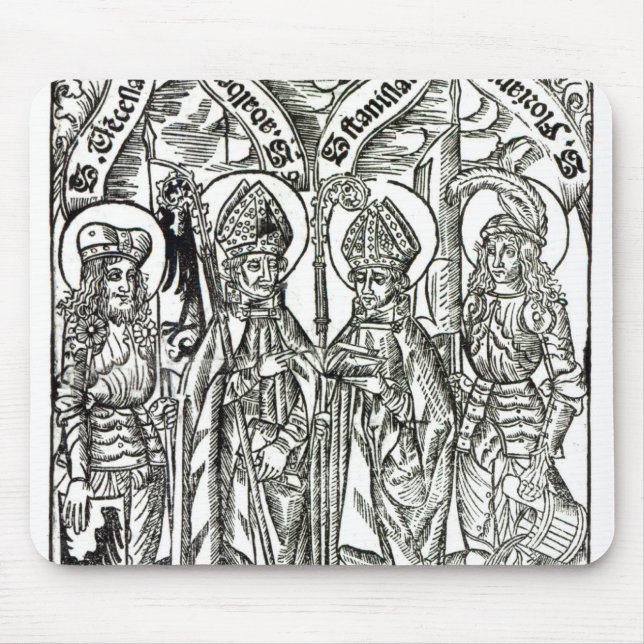 Alfombrilla De Ratón St. Wenceslaus, Adalbert, St. Florian de (Frente)