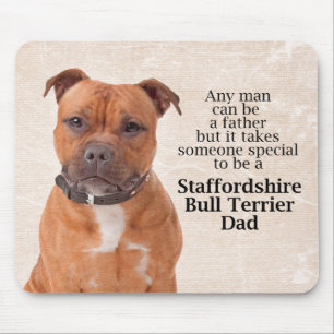 Alfombrilla De Ratón Staffie Dad Mousepad