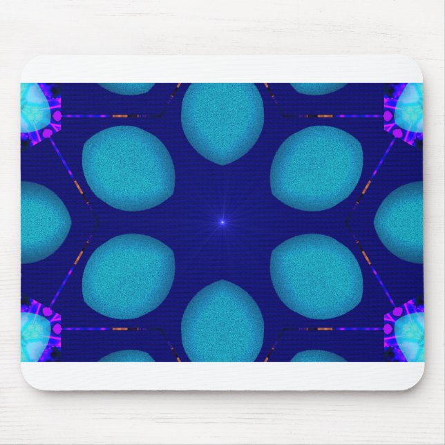 Alfombrilla De Ratón STAR_AZUL_DE_Decoración_LUZ (Frente)