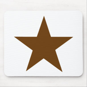 Alfombrilla De Ratón Star Brown Los Regalos Del MUSEO Zazzle