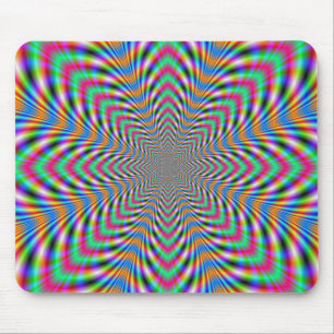 Alfombrilla De Ratón Star Psychedelic Mousepad