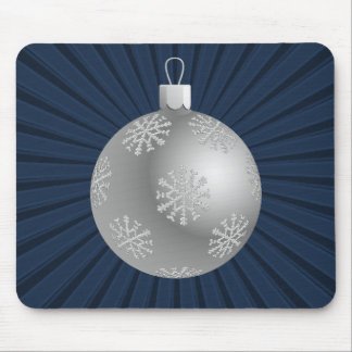 Alfombrilla De Ratón Starburst Stripes Ornament Mousepad, Azul oscuro