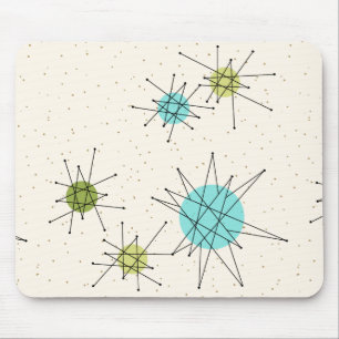 Alfombrilla De Ratón Starbursts atómico icónico Mousepad