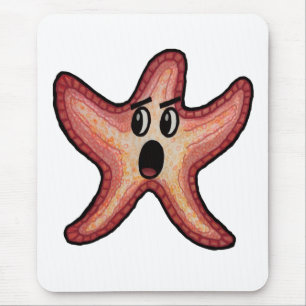 Alfombrilla De Ratón Starfish conmocionado