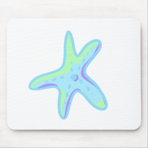 Alfombrilla De Ratón Starfish - Estrella del mar en colores pasteles