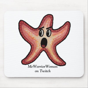 Alfombrilla De Ratón Starfish impactado, MeWarriorWoman en Twitch