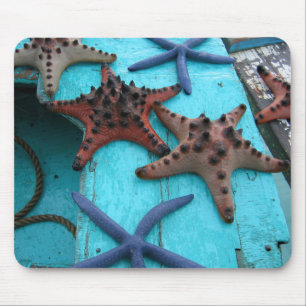 Alfombrilla De Ratón Starfish tropical colorido