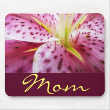 Stargazer Lily Personalized Mousepad