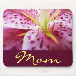 Alfombrilla De Ratón Stargazer Lily Personalized Mousepad