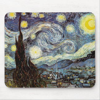 Alfombrilla De Ratón Starry Night Van Gogh Bella Artes