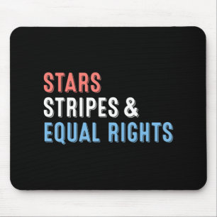 Alfombrilla De Ratón Stars Stripes and Equal Rights 4 de julio