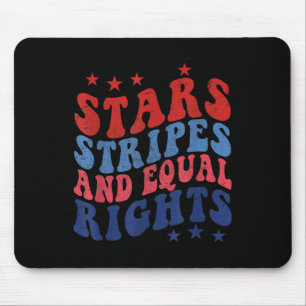 Alfombrilla De Ratón Stars Stripes And Equal Rights 4 De Julio Patriot