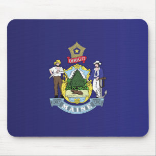 Alfombrilla De Ratón State Flag of Maine, USA