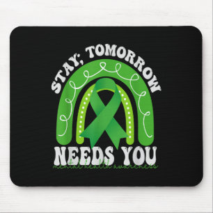 Alfombrilla De Ratón Stay Tomorrow Necesita su Ra de Concienciación sob