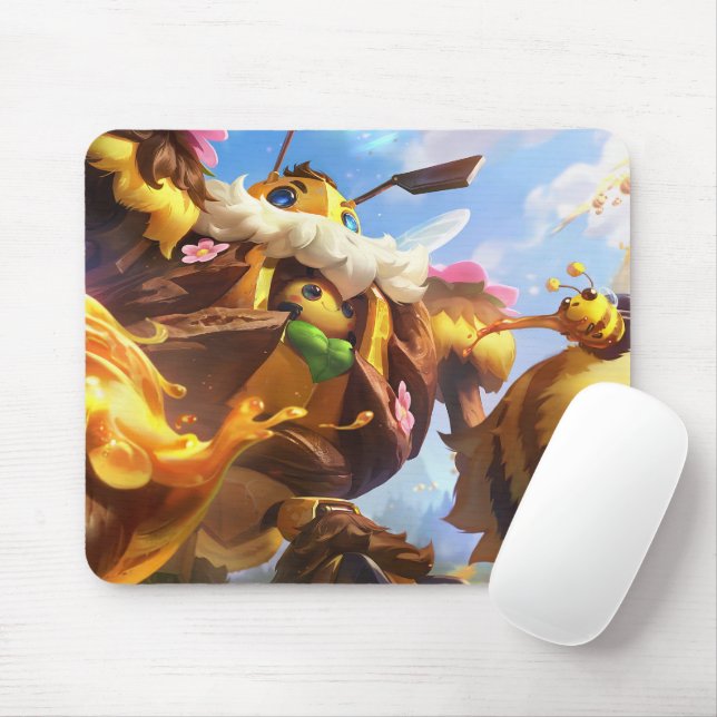 Alfombrilla De Ratón Steam Golem Gaming Mousepad | almohadilla de perso (Con ratón)