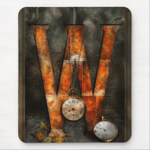 Alfombrilla De Ratón Steampunk - Alfabeto - W es de Relojes