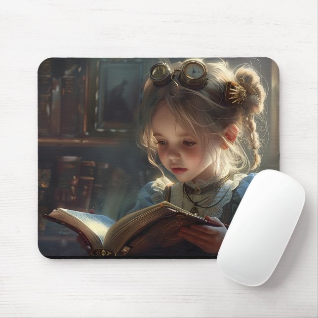 Alfombrilla De Ratón Steampunk Child (Con ratón)