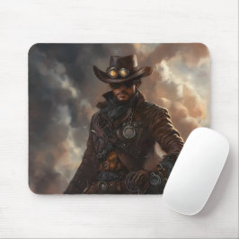 Alfombrilla De Ratón Steampunk Cowboy