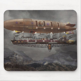 Alfombrilla De Ratón Steampunk - dirigible no rígido - dirigible