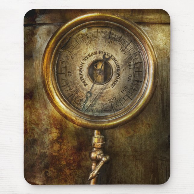 Alfombrilla De Ratón Steampunk - el indicador de presión (Frente)