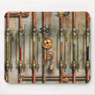 Alfombrilla De Ratón Steampunk - El múltiple de lubricación