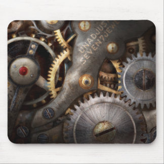 Alfombrilla De Ratón Steampunk - engranajes - horometría