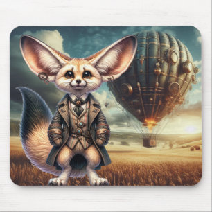 Alfombrilla De Ratón Steampunk Fennec Fox
