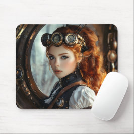 Alfombrilla De Ratón Steampunk Lady