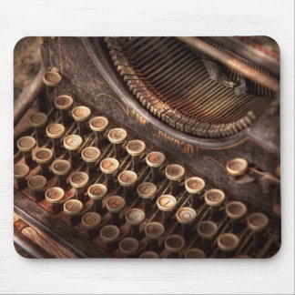 Alfombrilla De Ratón Steampunk - máquina de escribir - tuckered también