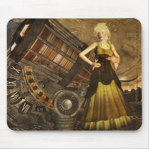 Alfombrilla De Ratón Steampunk Mousepad con sueño telescópico