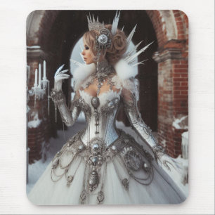 Alfombrilla De Ratón Steampunk Victorian Industrial Winter Queen