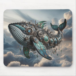 Alfombrilla De Ratón Steampunk Whale Mousepad
