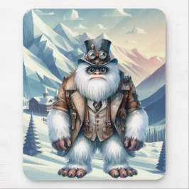 Alfombrilla De Ratón Steampunk Yeti Mousepad