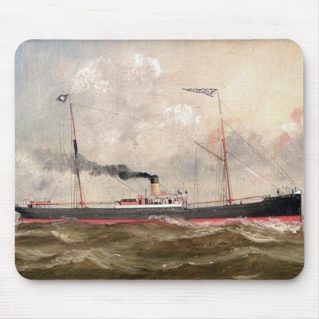 Alfombrilla De Ratón Steamship Louise años 1800 (Frente)