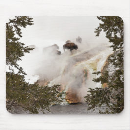 Alfombrilla De Ratón Steamy Bison Mousepad