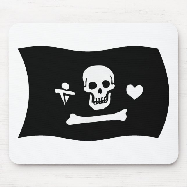 Alfombrilla De Ratón Stede Bonnet Flag Mousepad (Frente)