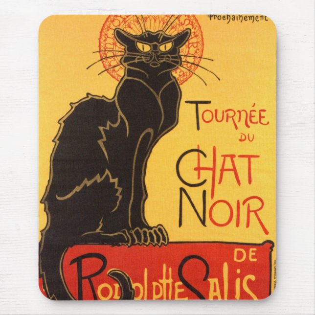 Alfombrilla De Ratón Steinlen: Charla Noir (Frente)