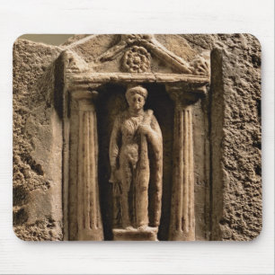 Alfombrilla De Ratón Stele votivo del mármol y de la piedra arenisca