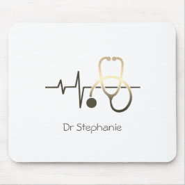 Alfombrilla De Ratón Stethoscope Hearbeat Medical