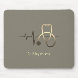 Alfombrilla De Ratón Stethoscope Hearbeat Medical