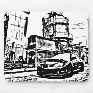 Alfombrilla De Ratón STI de WRX Impreza "las calles "