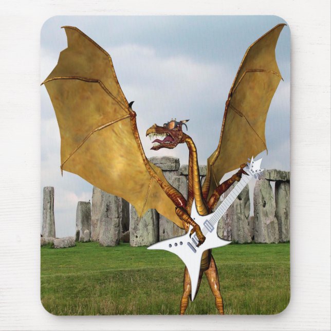 Alfombrilla De Ratón Stonehenge Dragon (Frente)