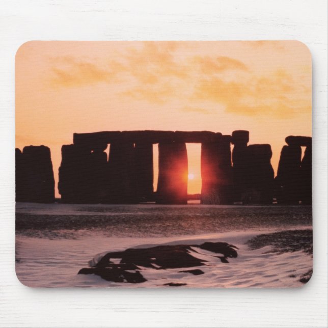 Alfombrilla De Ratón Stonehenge, solsticio de invierno (Frente)