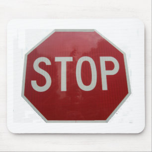Alfombrilla De Ratón Stop Sign
