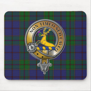 Alfombrilla De Ratón Strachan Tartan & Badge