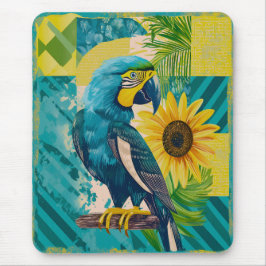 Alfombrilla De Ratón Strahlender Ara im Sonnenschein