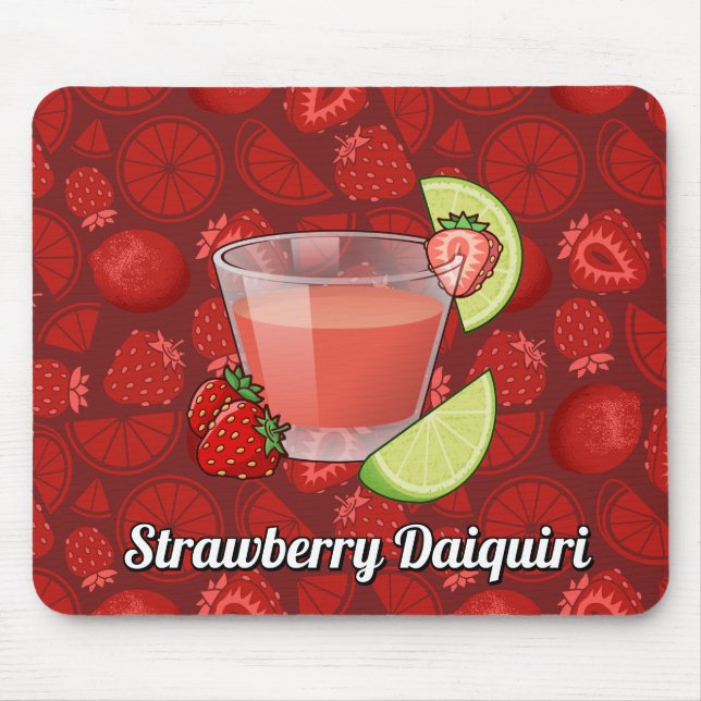 Alfombrilla De Ratón Strawberry Daiquiri (Frente)