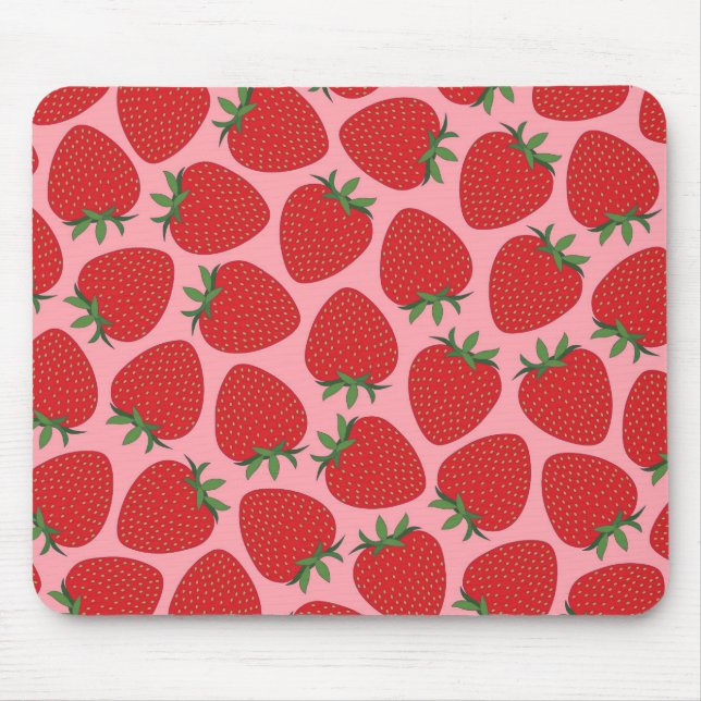 Alfombrilla De Ratón Strawberry Mousepad (Frente)
