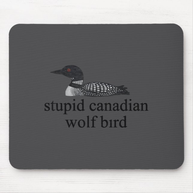 Alfombrilla De Ratón Stud Canadian Wolf Bird Lgbt Hockey  (Frente)